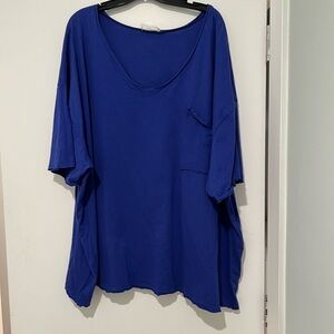 Zenana Outfitters Royal Blue Short Sleeve Tee
